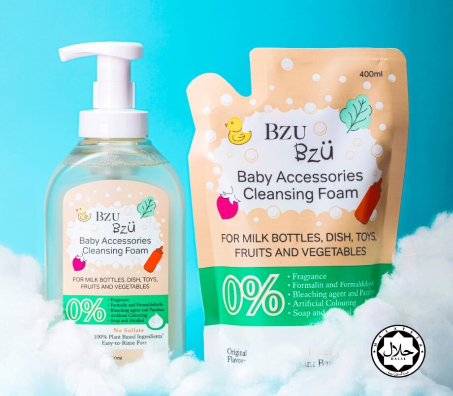 BZU BZU Baby Accessories Foaming Cleanser Non-Flavour With Refill Pack