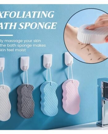 Exfoliate Soft Sponge Body Scrubber For Baby Adults Bath Scrub Sponge Skin Cleaner Dead Skin