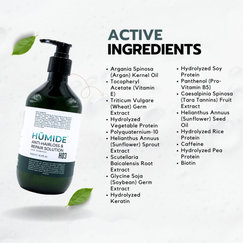 HUMIDE Anti-Hairloss & Repair Solution Hair Shampoo 500ml